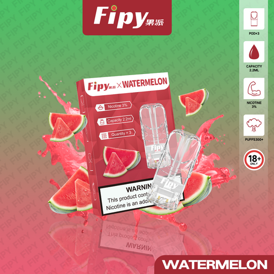 FIPY 果派 煙彈【訂購3盒送1盒, 6盒送1支主機(隨機顏色)】